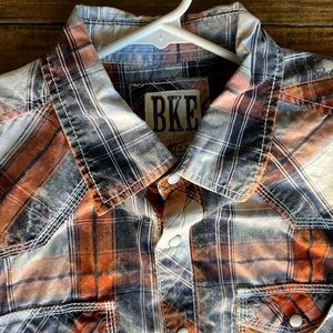 Mens Buckle long sleeve casual shirt